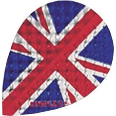 Harrows Dimplex Indoor-sport Union Jack Birne Design Dart Flights 10-piece Pack