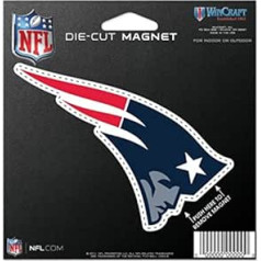 WinCraft NFL New England Patriots magnēts, griezts, 11,4 x 15,2 cm