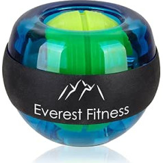 EVEREST FITNESS Žiroskops, lai stiprinātu roku, satveršanas spēku un roku zilā un melnā krāsā