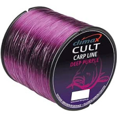 Cult Deep Purple Climax makšķerēšanas aukla karpu aukla ar fluoroglekļa pārklājumu 0,30 mm