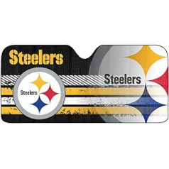 FANMATS NFL Pittsburgh Steelers universālais abažūrs 27,5 x 58 collu melns