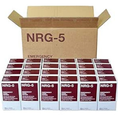 Ārkārtas pārtika, krīzes pārtika, NRG - 5, 1 kartona kaste ar 24 iepakojumiem pa 500 g (9 cilnes)
