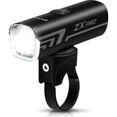 OLIGHT ZX Pro priekšējais velosipēda lukturis 100 Lux 208M spilgtums, StVZO apstiprināts ar 3 gaismas režīmiem LED velosipēda apgaismojums, IPX6 ūdensizturīgs USB uzlādējams velosipēda luktura priekšējais lukturis, piemērots braukšanai ar 