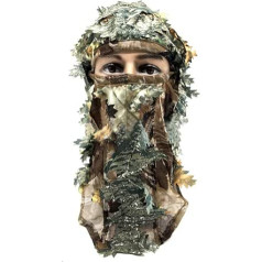 VORCOOL Camouflage sejas maska 3D elpojoša lapu medību Camo maska Bezmaksas izmērs