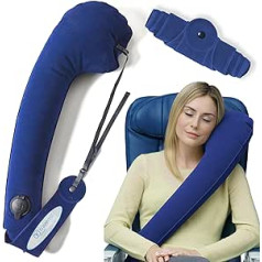 Travelrest — Ultimate Travel Pillow — 1. labākais pārdevējs vietnē Amazon (2 gadu GARANTIJA), ko The Wall Street Journal novērtējis kā ērtāko!