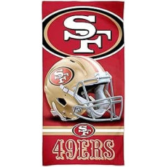 Wincraft NFL San Francisco 49ers 3D pludmales dvielis 150 x 75 cm