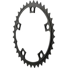 Sram Chainring Road, 34t 5 Bolt 110mm BCD Alum (50-34) - melns, 3mm