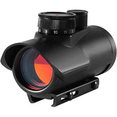 JASHKE Red Dot Sight Scope 1 x 30 mm Holographic Sight Rifle Scope Sights with 11 mm/20 mm Weaver/Picatinny Rail Mount for Hunting