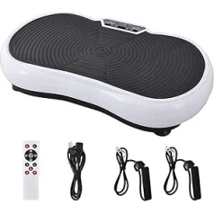 Little Poor Exercise Fitness Plate Slim Vibration Machine Trener oscilating Platform Body Shaper Massager Mājas treniņu ierīces tālvadības pults ar pretestības joslām