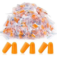 100 Pairs Ear Plugs for Sleeping, Noise Cancelling, Ultra Soft Foam Earplugs for Sleep, Reusable Earplugs for Noise Cancellation