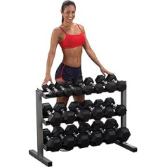 Body-Solid GDR-363 All in One Dumbbell Stand | Dumbbell Rack | Hex Dumbbell Rack