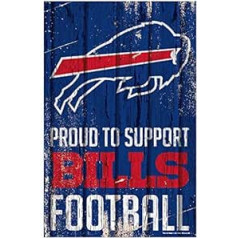 WIN-CRAFT, INC Buffalo Bills Schild, 11 x 17 cm