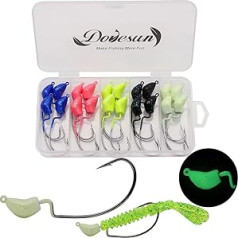 Dovesun Fishing jig heads fishing hooks football jig heads fishing accessories fishing gift jig heads 3.5g 5g 7g 10g 14g