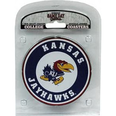 Game Day Outfitters NCAA Kanzasas Jayhawks komandas logotipa paliktņu komplekts (4 gab. iepakojumā)