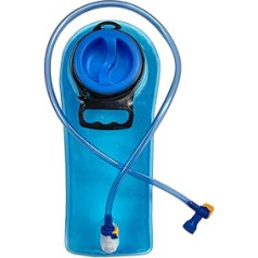 Atjauniniet PEVA Hydration Bladder 2 litru necaurlaidīgu ūdens konteineru, BPA bezmaksas hidratācijas mugursomas nomaiņa pārgājieniem, riteņbraukšanai, kāpšanai, riteņbraukšanai, skriešanai, liela atvere