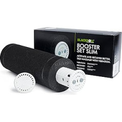 Blackroll Booster - The Original - The Vibrating Core for Every Original Fascia Roller (30 cm) Effective deep massage thanks to vibration with continuous intensity control.