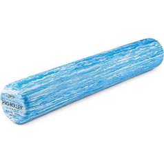 OPTP PRO-Roller Standard Density Foam Roller - Heavy Duty Roller for Massage, Stretching, Fitness, Yoga and Pilates - Blue, 36