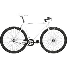 FabricBike Original vīriešu velosipēds, balts un melns 2.0 mazs