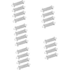 CLISPEED Pack of 20 telts atsperes sprādze Pārnēsājama telts āra Teepee kempinga piederumi Virves spriegotāja piederumi Siļķu klāja Guy Line spriegotājs Daudzfunkcionāla virves sprādze, smaga sprādze