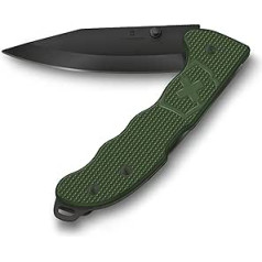 Victorinox Evoke BSH Alox kabatas nazis 4 funkciju Šveicē ražots saliekams nazis ārpus telpām ar 10 cm asmeni un īkšķa tapu, olīvzaļu