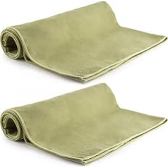 MEGALOVEMART Suede Microfibre Sports Towel Pack of 2