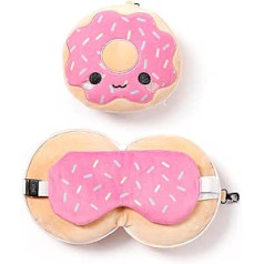 Puckator Travel Pillow with Relaxeazzz Mask - Donut