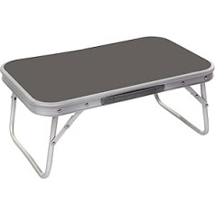 Bo-Camp alumīnija kempinga galds mini saliekams sānu galds, viegls, saliekams 56 x 34 cm