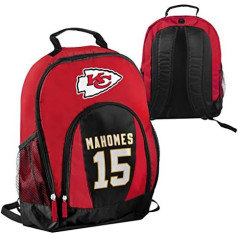 FOCO - Kansas City Chiefs Backpack sporta soma - Patrick Mahomes #15, sarkana