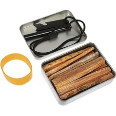 CLISPEED 1 Set Outdoor Feuerstarter Kit Camping Männer Werkzeuge Geburtstagsgeschenk Set Mann Anzug Camping Teller Set Feueranzünder Outdoor Feuerstarter Stab