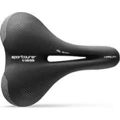 Selle Italia Ādas Gel Flow Segli vīriešiem, melni, L2