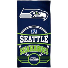 Wincraft NFL vannas dvielis Seattle Seahawks Logo pludmales dvielis 150 x 75 cm