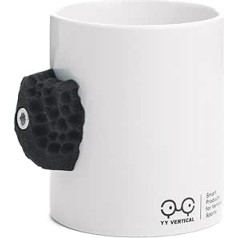 YY Vertical Climbing Ceramic and Resin Mug 30cl Black