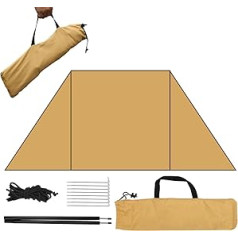 Campingtisch Windschutzscheibe - Windschutzscheibe Windschutz | Beach Wind Blocker Winddicht zusammenklappbaren Grill für Outdoor-Windschutz Evikoo