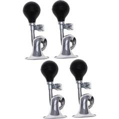 Sosoport Pack of 4 Novelty Velosipēda taures Gaisa ragi Velosipēda Gaisa raga Stūres Gredzens Velosipēda Aksesuāri Velosipēda velosipēda gaisa piederumi Praktisks velosipēda skaņas signāls Skaļi velosipēda skaņas signāls Gaisa spilvena Virve