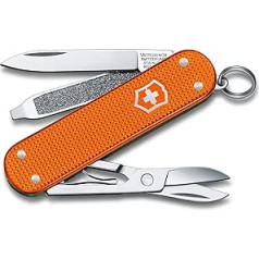 Victorinox Classic Alox Limited Edition 2021 kabatas nazis, 5 funkcijas, Šveicē ražots, daudzfunkciju rīks ar šķērēm, oranžs, komplektā dāvanu kastīte