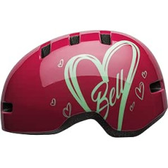 Bell Unisex Youth Lil Ripper Velosipēdu ķivere bērniem, Pink Adore, Viens izmērs, 45-52 cm