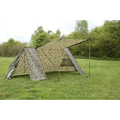 DD Hammocks - DD A-Frame Tent - MC: Waterproof Camouflage Tent for 2 People for Camping, Hiking and Bushcraft