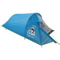 Camp Minima 2 SL Blue - viegla, kompakta 2-vietīga tuneļa telts, izmērs 2 cilvēkiem - zilā krāsā