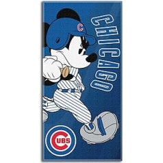 Oficiāli licencēts MLB un Mickey kopzīmola uztīšanas absorbējošs pludmales dvielis, 30 x 60 collas