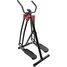 PUCHIKA Cross Trainer mājai, Crosswalker, Air Walker ar LCD displeju, piemērots visiem vecumiem, vertikālas un horizontālas šūpošanās, līdz 150 kg, salokāma uzglabāšana, mājas fitness