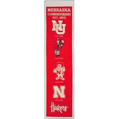 Sieges Series WSS-45002 Nebraska Cornhuskers NCAA Heritage Banner 8x32