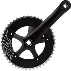 Origin8 Pro Pulsion Crankset, viens ātrums, melns