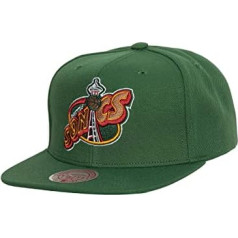 Mitchell & Ness Snapback vāciņš — Sidepatch Seattle Supersonics, Celtic Green