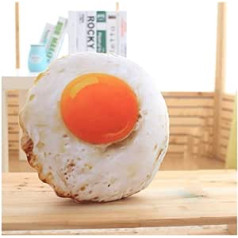 Travel Pillow Inflatable Neck Pillow Travel Funny Food Soft Toy Simulated Fried Egg Shape Hug Cushion Sofa Chair Bed Cushion Main Decoration Gift Removable and Washable with Core Travel