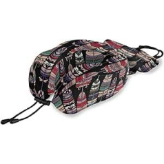 QMIN Reisekissen Bohemian Ethnic Federn Tier Memory Foam Nackenkissen Unterstützung U-Form Kissen ergonomisches Nackenkissen Reisekit für Langstreckenflugzeuge Auto Zug