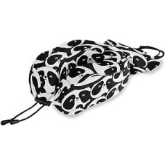 QMIN Travel Pillow Cute Panda Pattern Atmiņas putu kakla spilvens U formas spilvens Ergonomisks kakla spilvena ceļojumu komplekts tālsatiksmes lidmašīnu automašīnas vilcienam