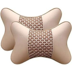 SAXTZDS Leather Car Neck Pillow Car Headrest