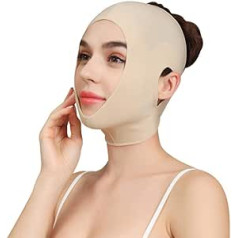 Facelifting Bandage Sleep Shaping, No Trace V Thin Face Bandage Facial Beauty Lifting Firming Sleep Carving Double Chin Shaping M, Face Lifting