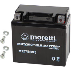 82-355# Motocikla akumulators 12v 6ah mtz7s moretti