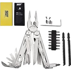 SQT 2045 31 in 1 Multi Tool knaibles Dāvanu komplekts vīriešiem Salokāms un pašbloķējošs, lieliski piemērots DIY, āra kempingiem un mājas remontam